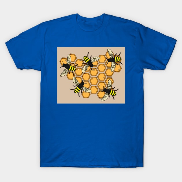 Sweet Honey Bees Beekeeper Beekeeper T-Shirt by flofin